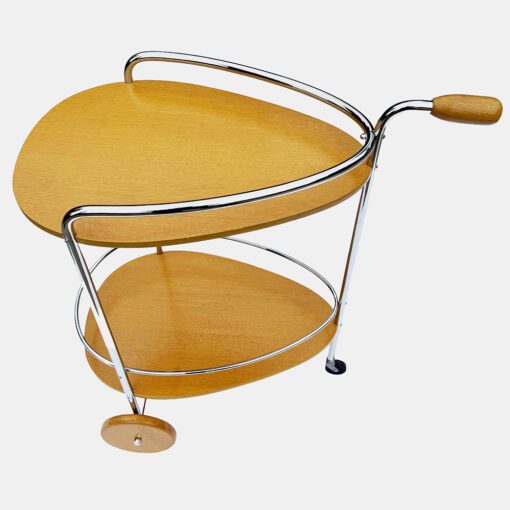 Rare Streamline Beverage Cart by Treitel-Gratz 1949 - Image 4