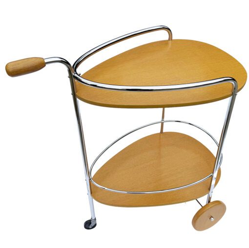 Rare Streamline Beverage Cart by Treitel-Gratz 1949 - Image 3