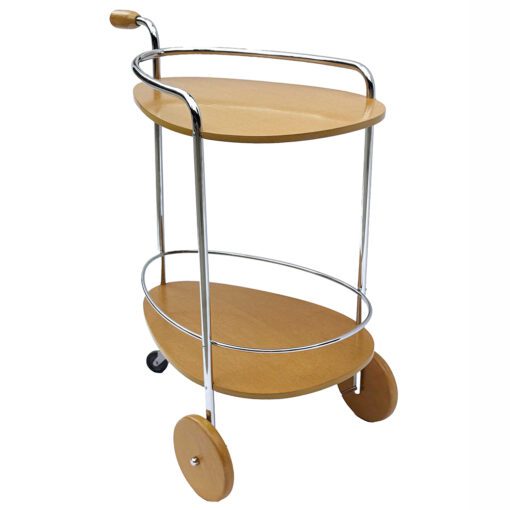 Rare Streamline Beverage Cart by Treitel-Gratz 1949 - Image 2