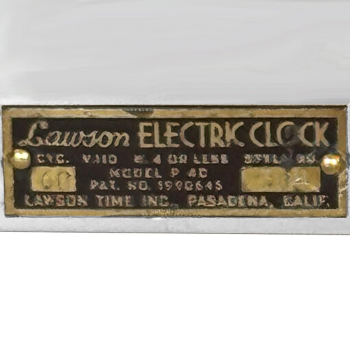 Art Deco Streamline Zephyr Clock in Polished Nickel - Image 4