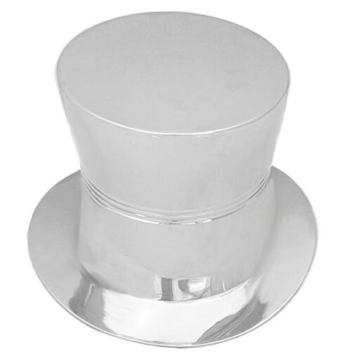Art Deco Silver Plate Top Hat Ice Bucket - Image 3