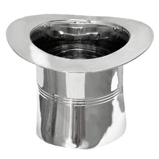 Art Deco Silver Plate Top Hat Ice Bucket