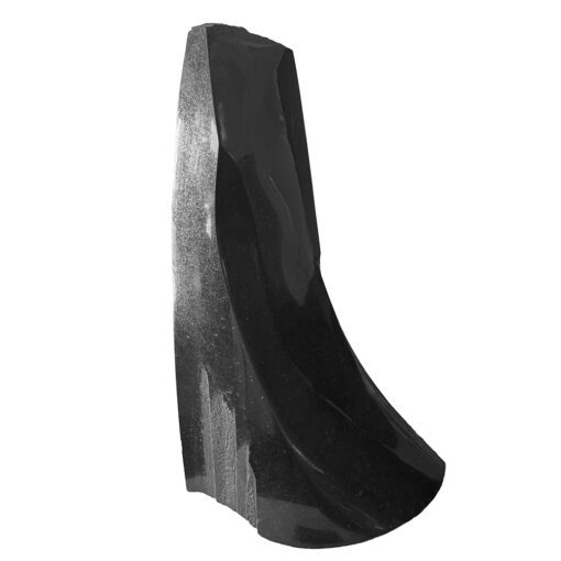 Proud Loneliness Black Granite Sculpture by Masayuki Nagare