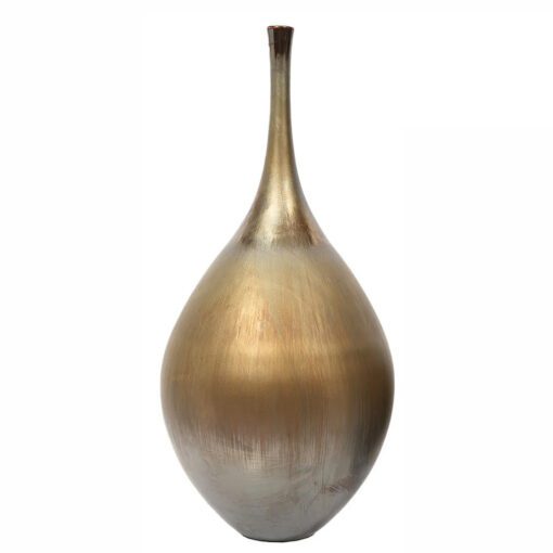 Tall Vase by Hideaki Miyamura in Bronze Glaze - Image 3