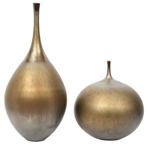 Tall Vase by Hideaki Miyamura in Bronze Glaze - Image 4