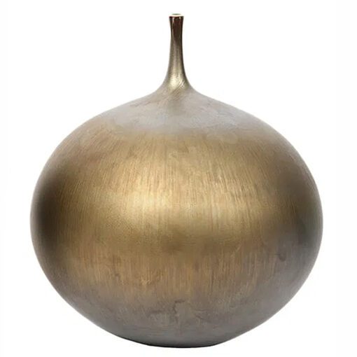 Globe Vase by Hideaki Miyamura in Bronze Glaze - Image 2