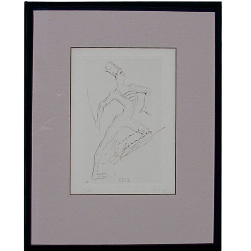 4 Maurice Chevalier Signed Etchings by Charles Kiffer - Image 12