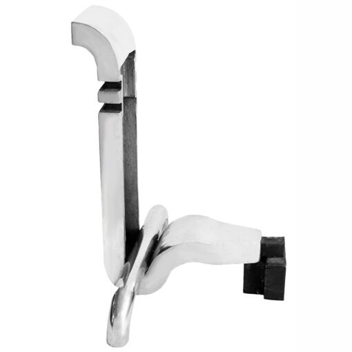 Pair of Modernist Andirons by Wah Chang - Image 5
