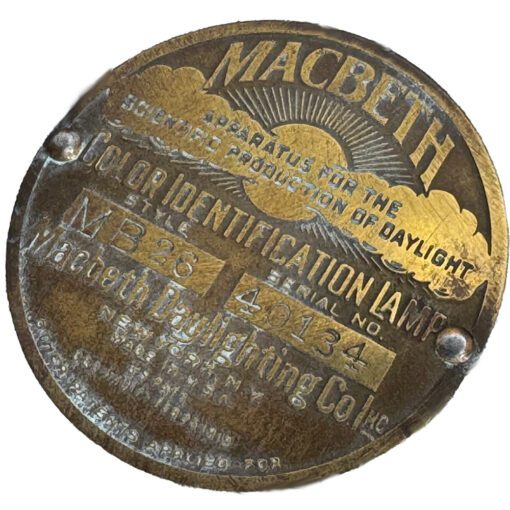 Rare Art Deco Prototype Lamp by Macbeth Daylighting Co. - Image 6
