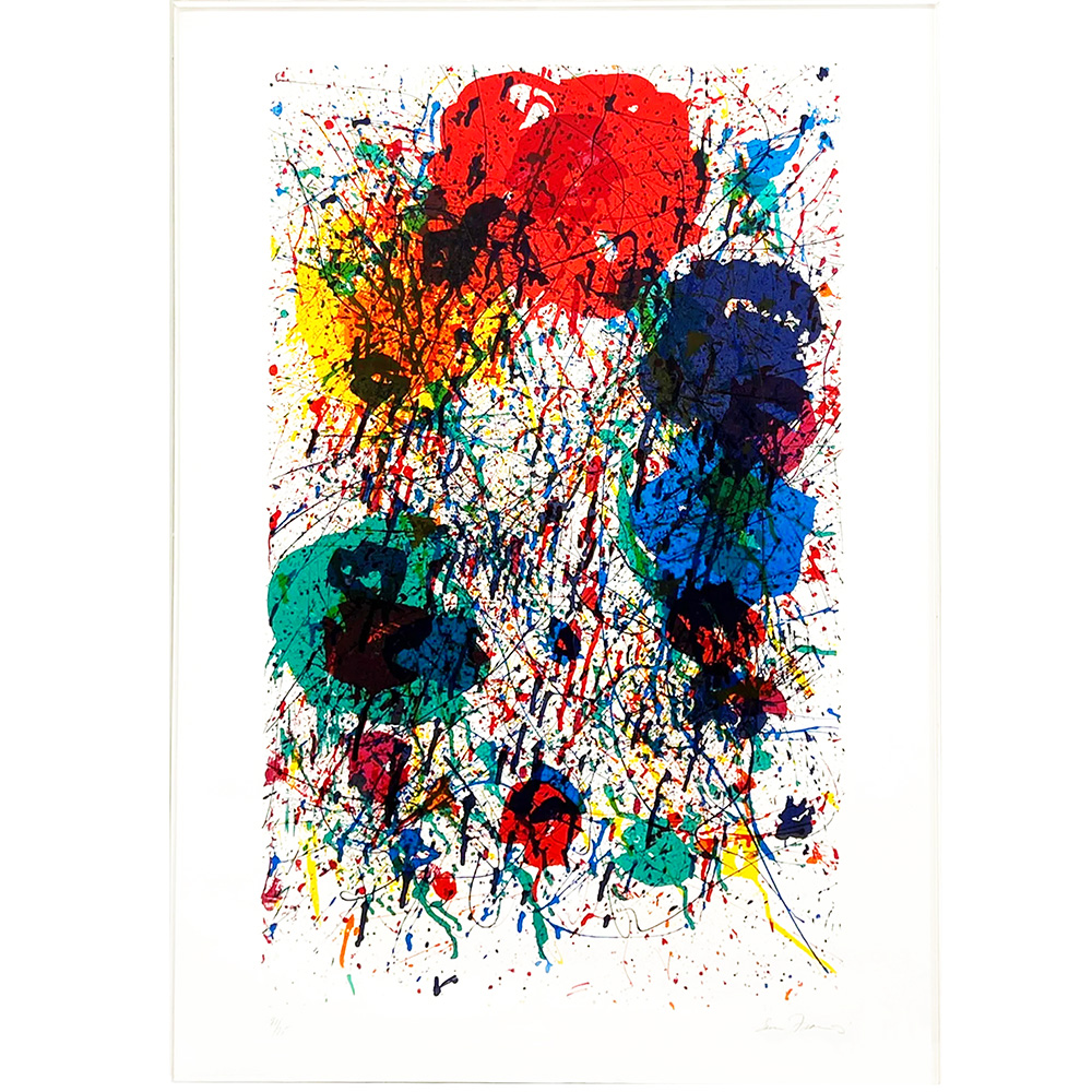 Sam Francis Signed and Numbered Lithograph SF 229 (Lembark, L262) 1983
