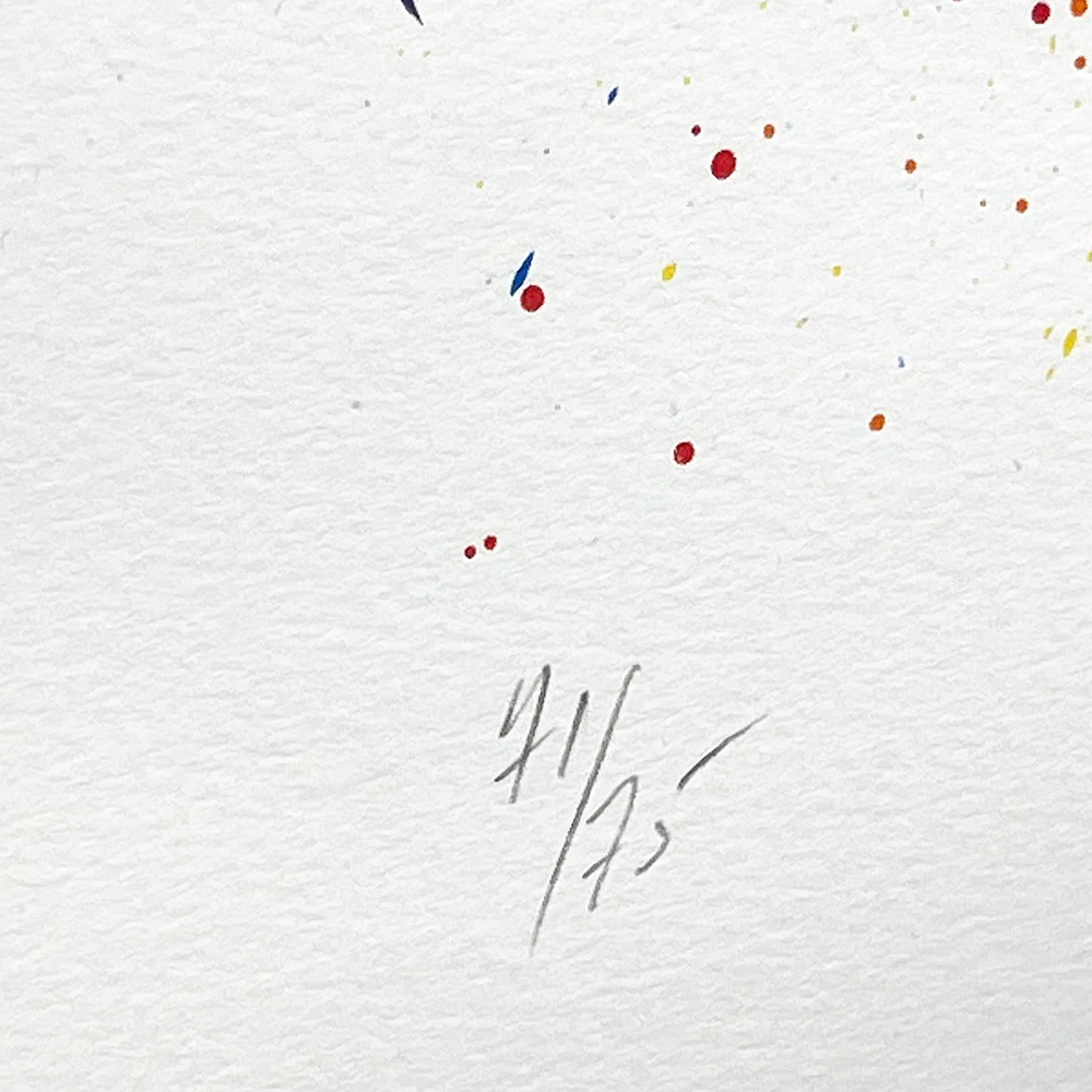 Sam Francis Signed and Numbered Lithograph SF 229 (Lembark, L262) 1983 - Image 2