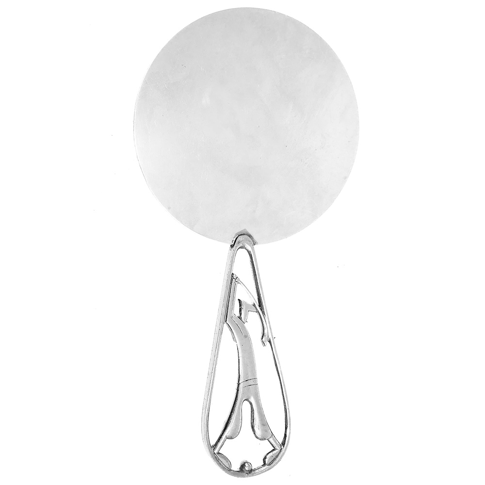 Wonderful Hagenauer Sculptural Golfer Hand Mirror