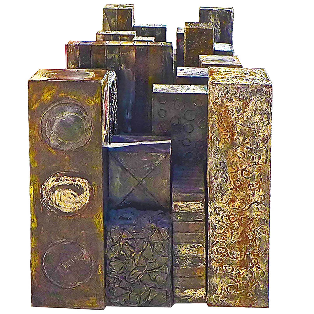 Monumental Skyline Table Base, Signed Paul EvansĀ - Image 6