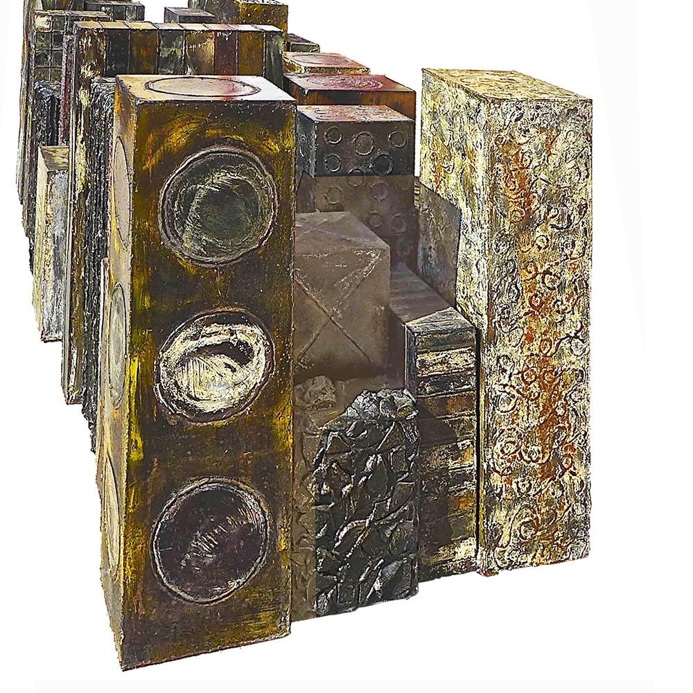 Monumental Skyline Table Base, Signed Paul EvansĀ - Image 5