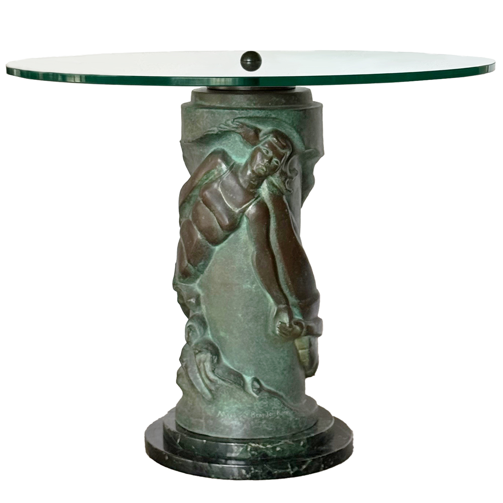 Bronze Side Table by Margaret Brassler Kane 1945
