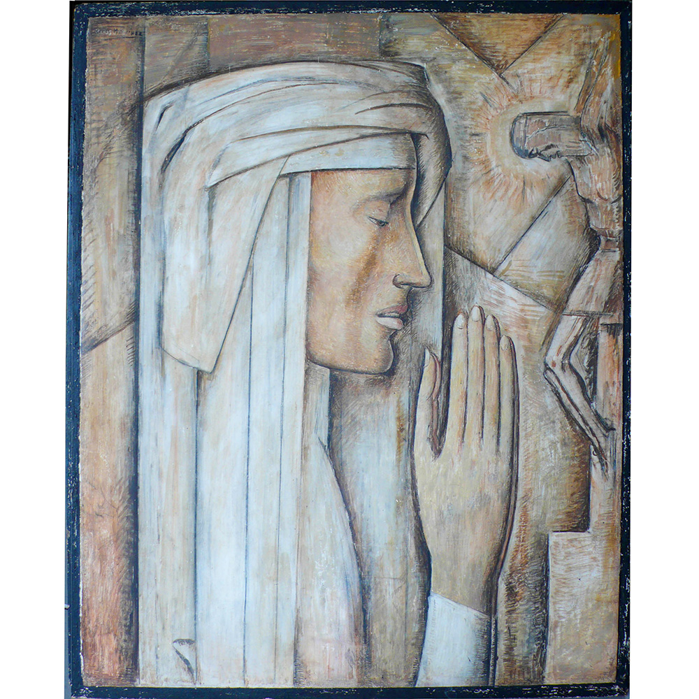 Original Alfredo Ramos Martinez Fresco Panel 1934