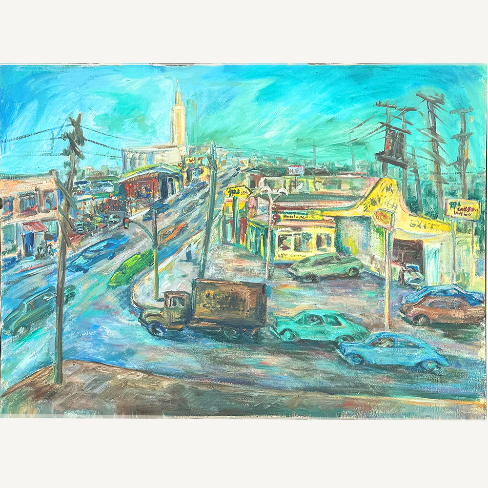 "East of Downtown Los Angeles" by Lou Krugman