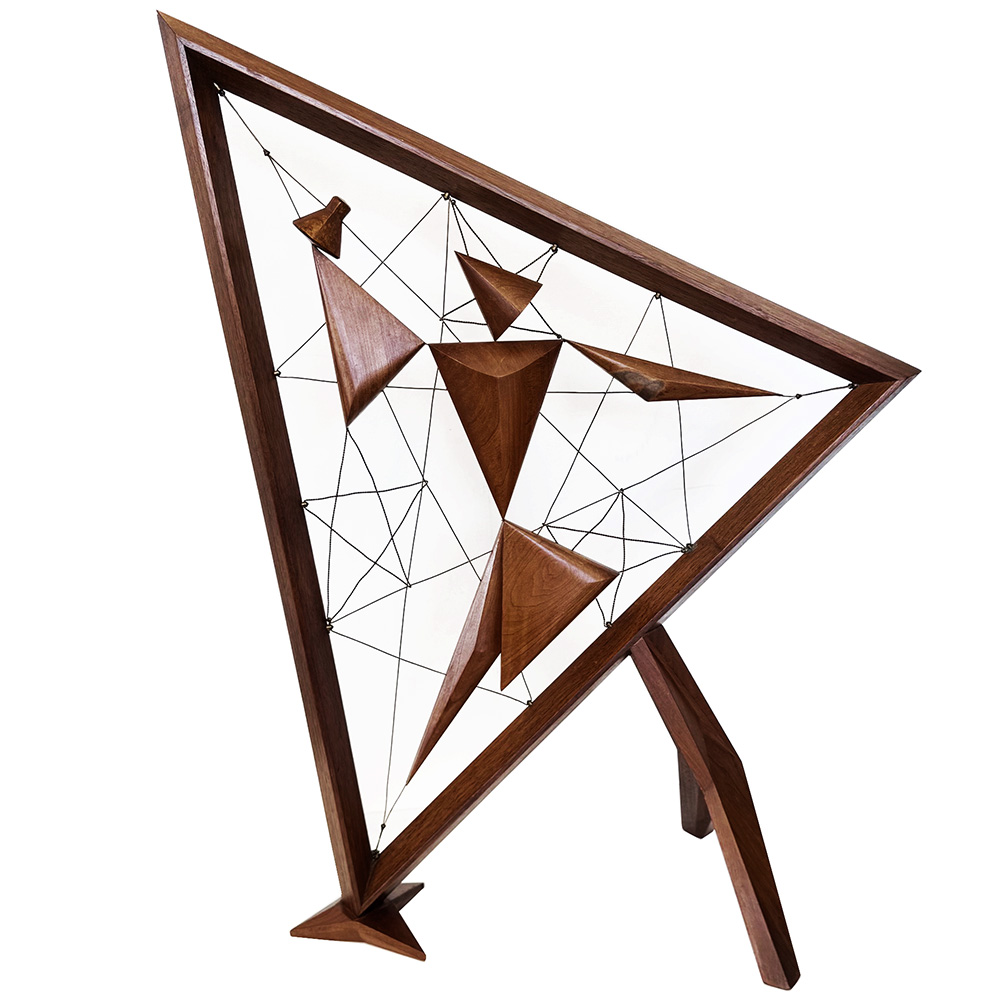 Unique Tensile Sculpture by Clarence Teed