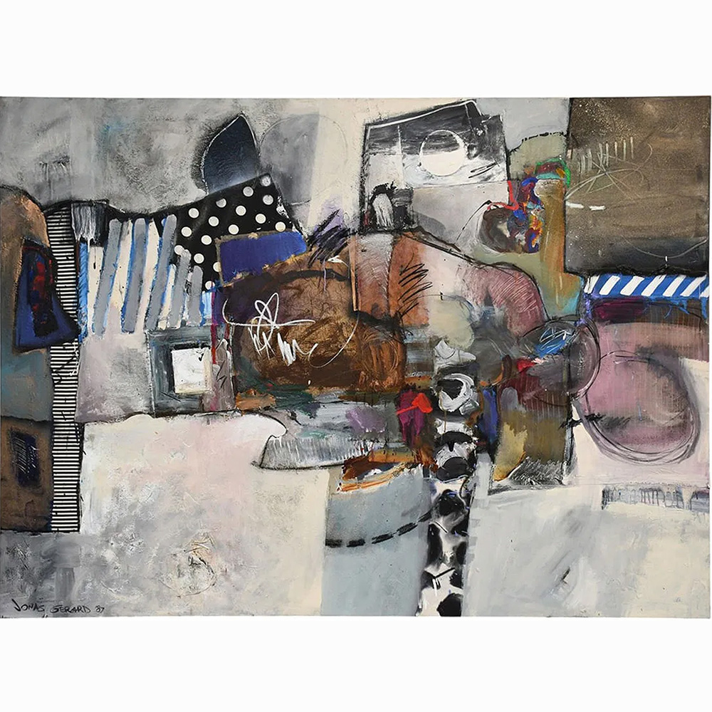Jonas Gerard Large O/C Abstract Painting