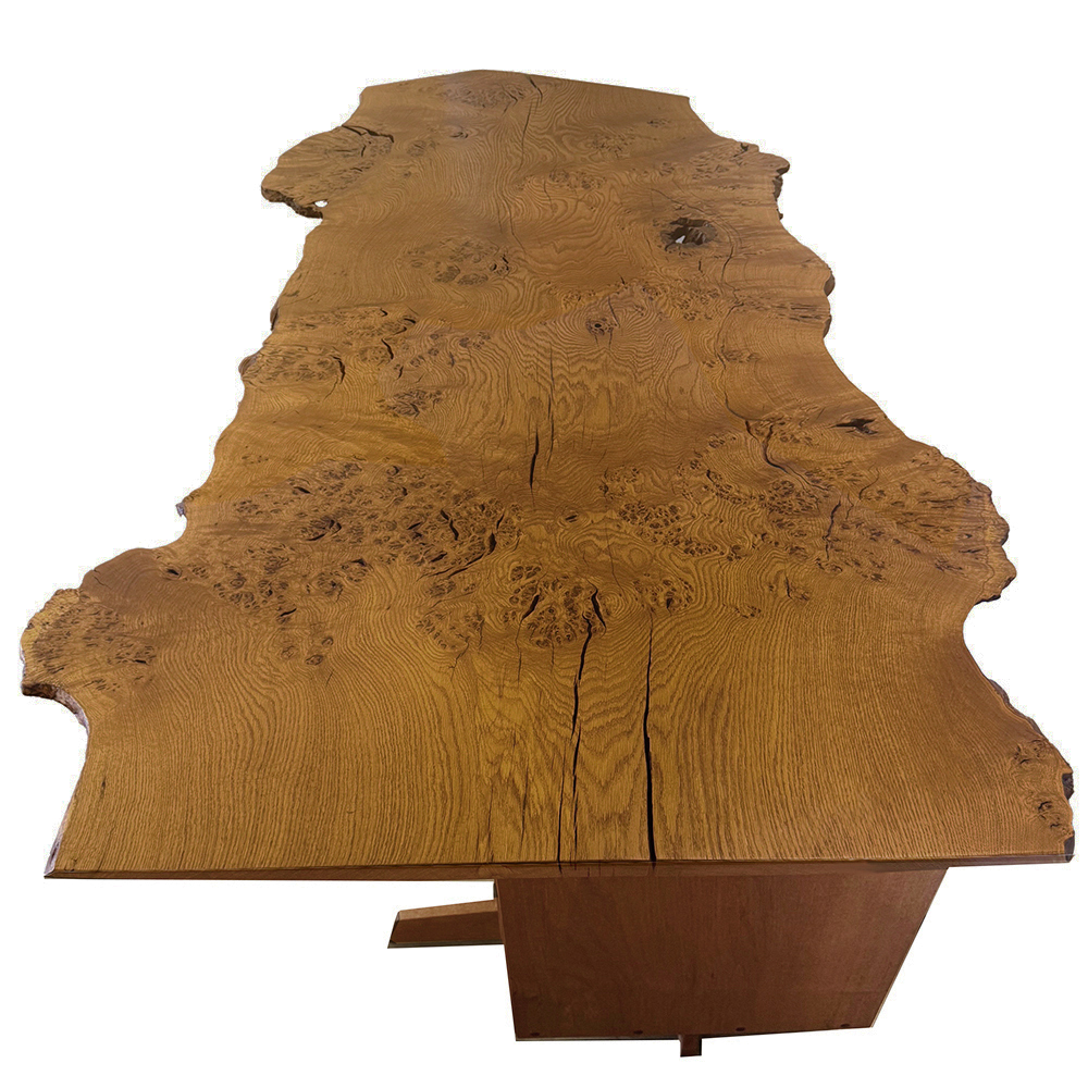 Rare Nakashima Conoid Special Order Executive Desk 1960 - Image 4