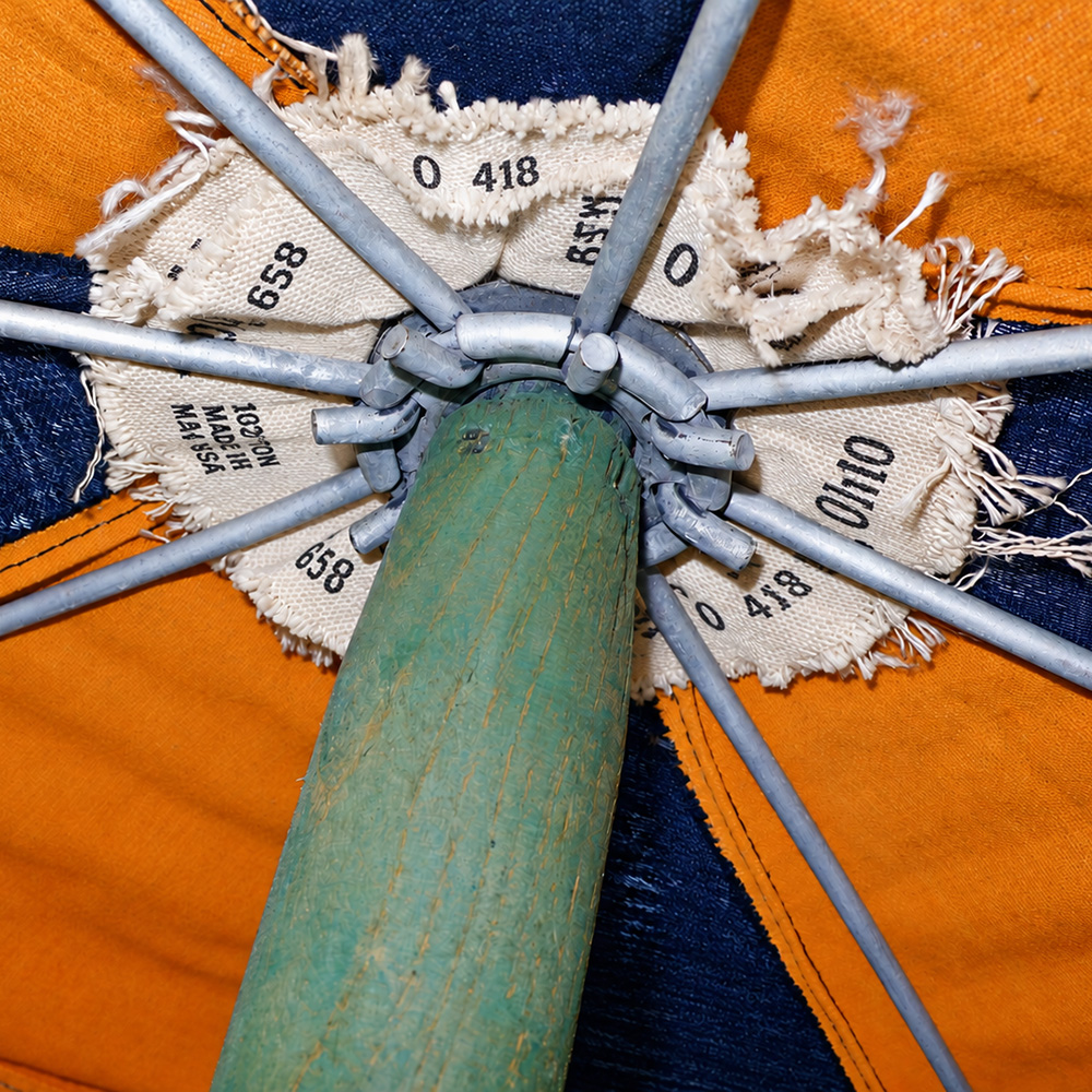 Outstanding Rare Original Beach Umbrella by Troy 1936 - Image 6